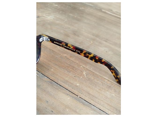 Autre Marque Occhiali da sole MOSCOT MOMZA Marrone - vista 4