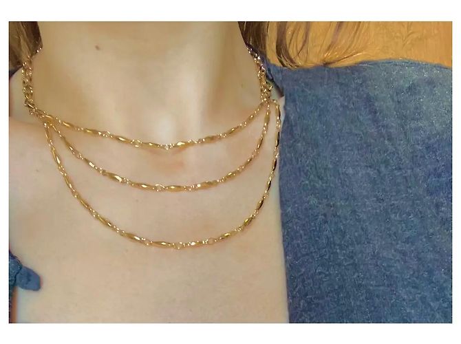 Autre Marque Collana d'oro multistrato Hernina Athens - vista 9