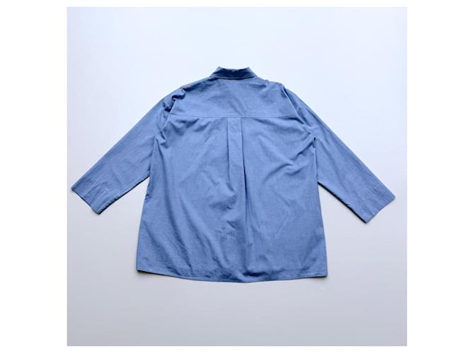 Camisa de algodón azul S Max Mara - vista 4