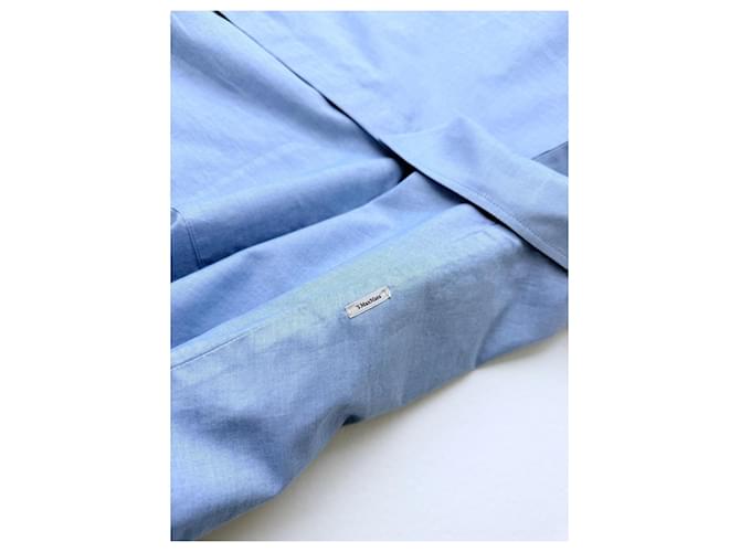 Camisa de algodón azul S Max Mara - vista 8