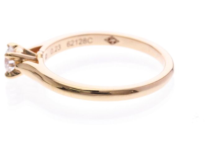 Anello Solitario Cartier 1895 in Oro Rosa D'oro - vista 3
