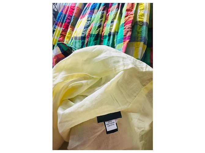 Kate Spade New York Coastal Plaid Stufen-Midikleid Weiß Rot Blau Mehrfarben Grün Gelb - Ansicht 8