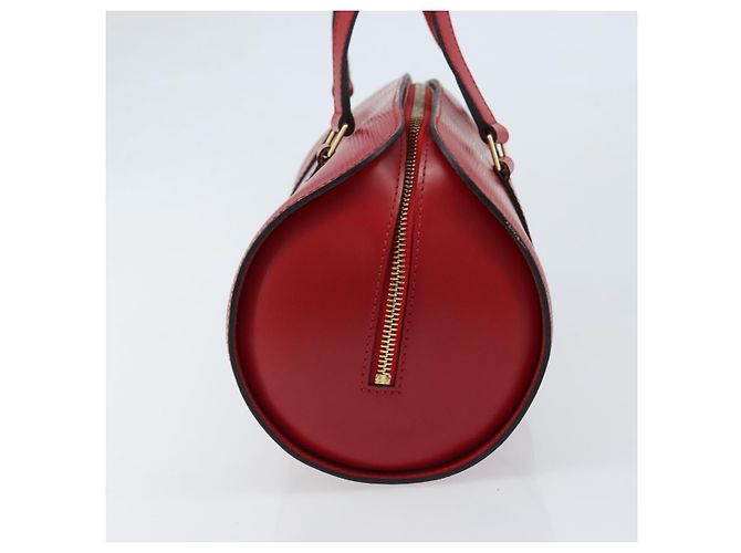 Borsa Louis Vuitton Soufflot in pelle Epi Rosso - vista 4