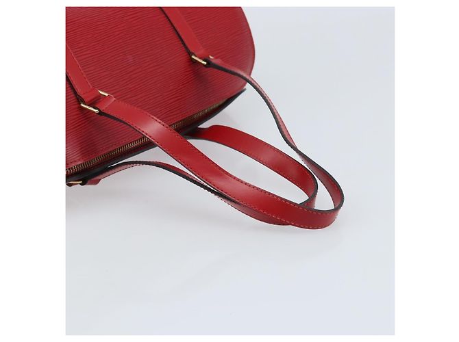 Borsa Louis Vuitton Soufflot in pelle Epi Rosso - vista 5