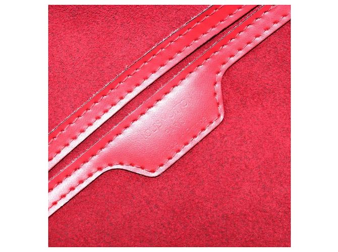 Borsa Louis Vuitton Soufflot in pelle Epi Rosso - vista 7