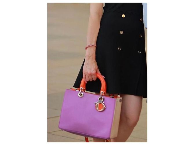 Christian Dior Diorissimo Zweifarbiger Tote Bag - Ansicht 10