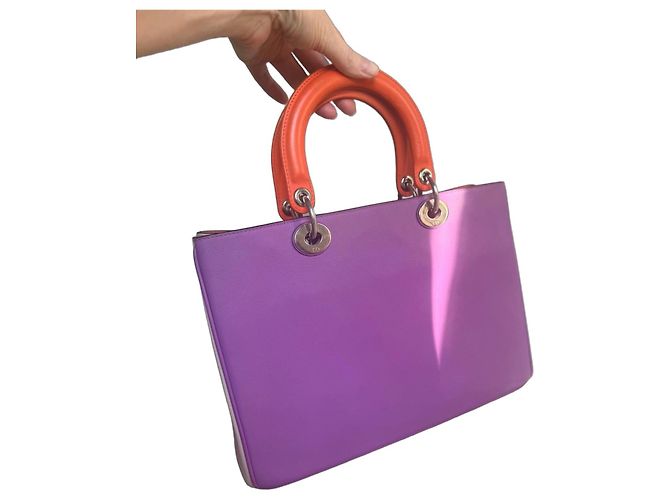 Christian Dior Diorissimo Zweifarbiger Tote Bag - Ansicht 2