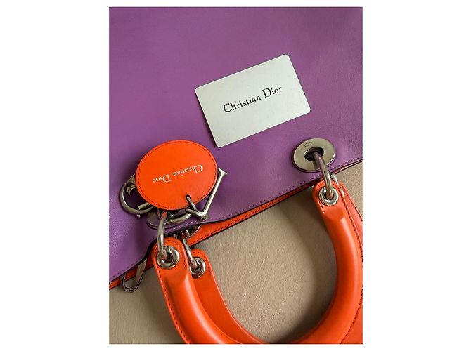 Christian Dior Diorissimo Zweifarbiger Tote Bag - Ansicht 3