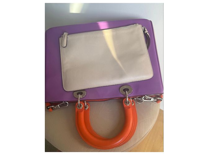 Christian Dior Diorissimo Zweifarbiger Tote Bag - Ansicht 5