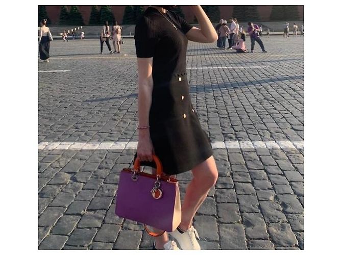 Christian Dior Diorissimo Zweifarbiger Tote Bag - Ansicht 9