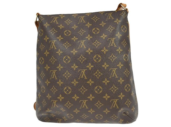 Borsa Musette Salsa Louis Vuitton in Canvas Monogram GM Marrone - vista 2