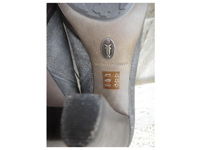 Frye Harlow Campus Grey Suede High Boots - view 8