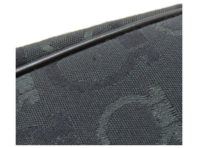 Gancini Borsa Boston in tela nera Salvatore Ferragamo Nero - vista 10