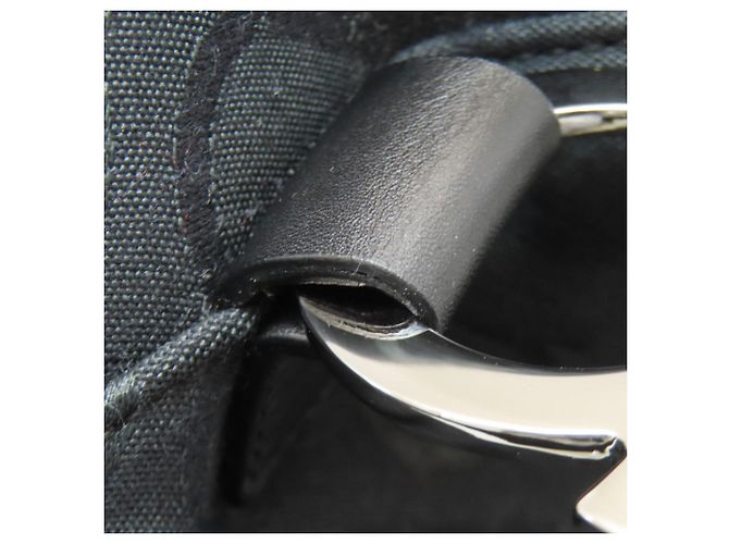 Gancini Borsa Boston in tela nera Salvatore Ferragamo Nero - vista 11