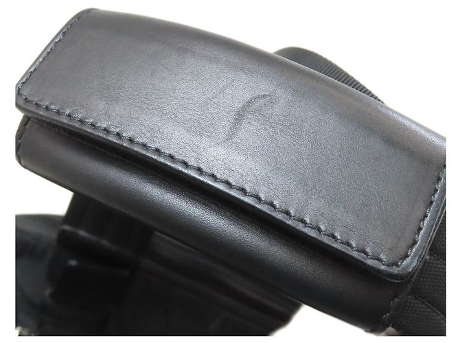 Gancini Borsa Boston in tela nera Salvatore Ferragamo Nero - vista 18