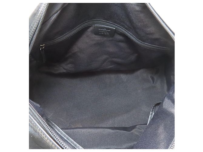 Gancini Borsa Boston in tela nera Salvatore Ferragamo Nero - vista 5