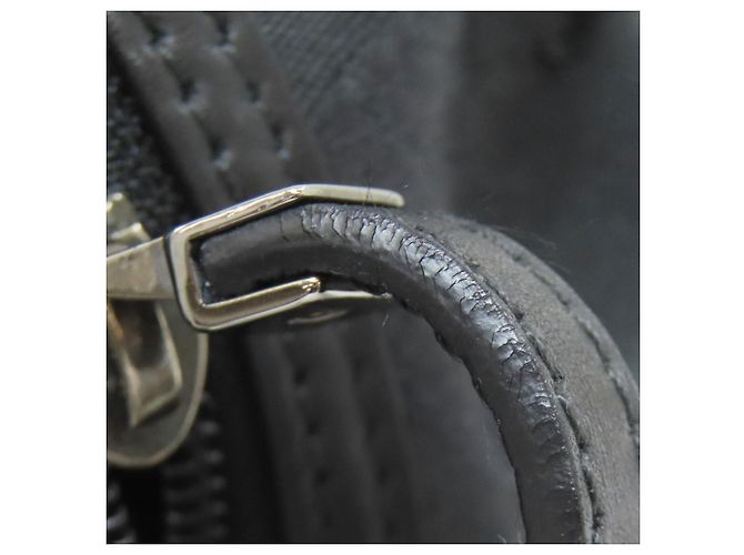 Gancini Borsa Boston in tela nera Salvatore Ferragamo Nero - vista 9