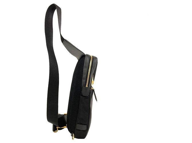 Borsa a tracolla Fendi Monster Nero - vista 3