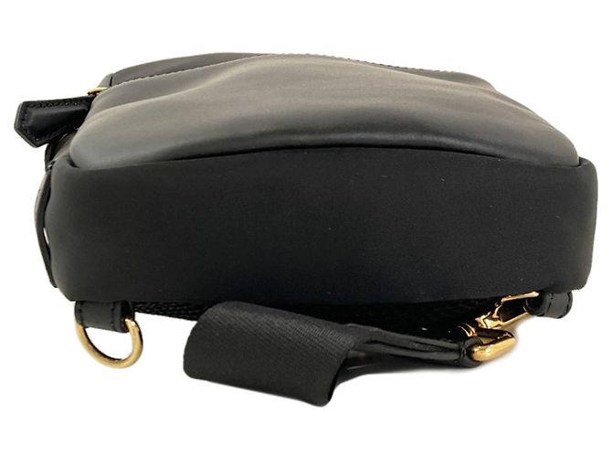 Borsa a tracolla Fendi Monster Nero - vista 4