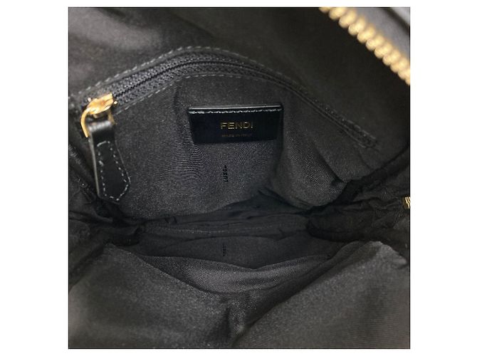 Borsa a tracolla Fendi Monster Nero - vista 5