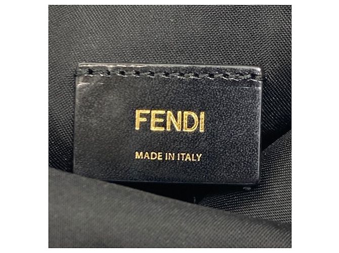 Borsa a tracolla Fendi Monster Nero - vista 6