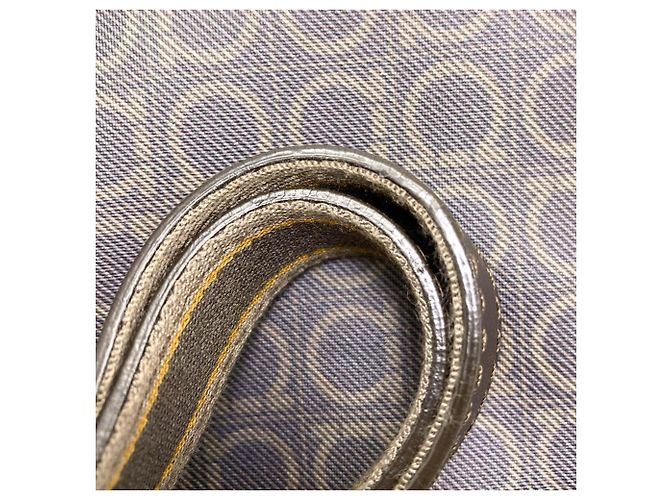 Gancini Borsa Tote in PVC marrone Salvatore Ferragamo - vista 14