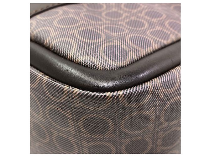 Gancini Borsa Tote in PVC marrone Salvatore Ferragamo - vista 15