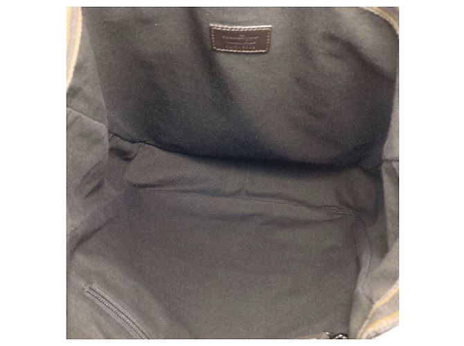 Gancini Borsa Tote in PVC marrone Salvatore Ferragamo - vista 5