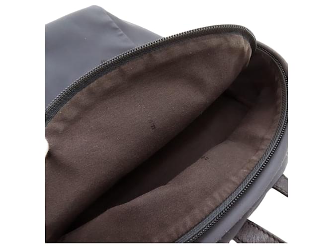 Fendi Logo Patch Rucksack Braun - Ansicht 12