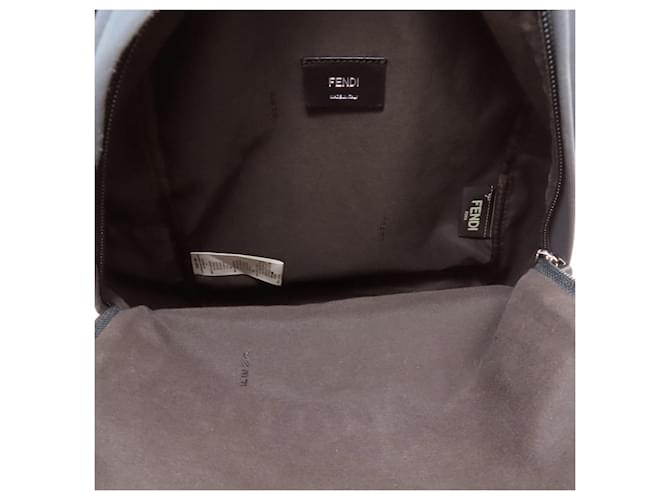 Fendi Logo Patch Rucksack Braun - Ansicht 5