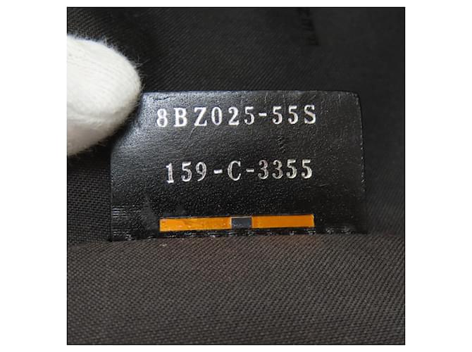 Fendi Logo Patch Rucksack Braun - Ansicht 7