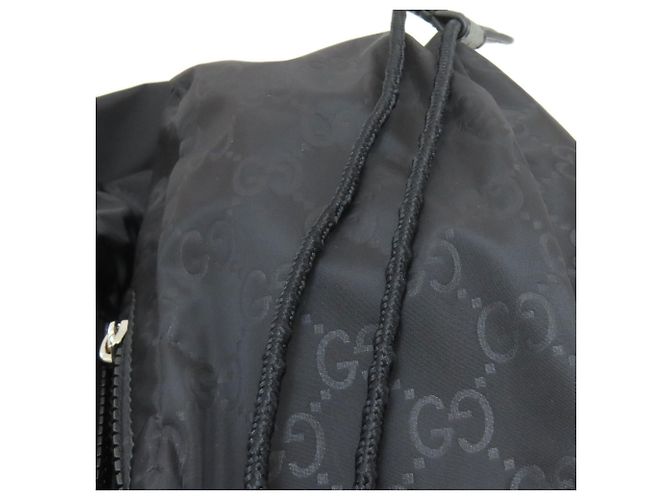 Zaino Gucci 510343 Outlet GG Pattern Nero - vista 12