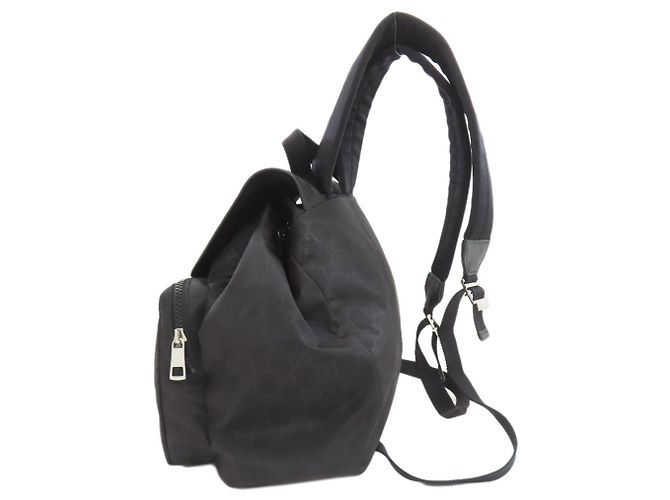 Zaino Gucci 510343 Outlet GG Pattern Nero - vista 3