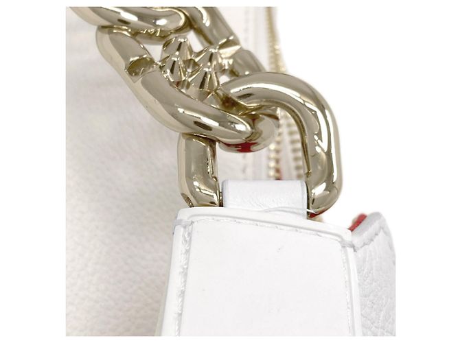 Borsa a tracolla Christian Louboutin One-Shoulder Bianco - vista 12