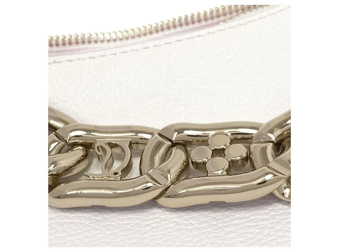 Borsa a tracolla Christian Louboutin One-Shoulder Bianco - vista 13