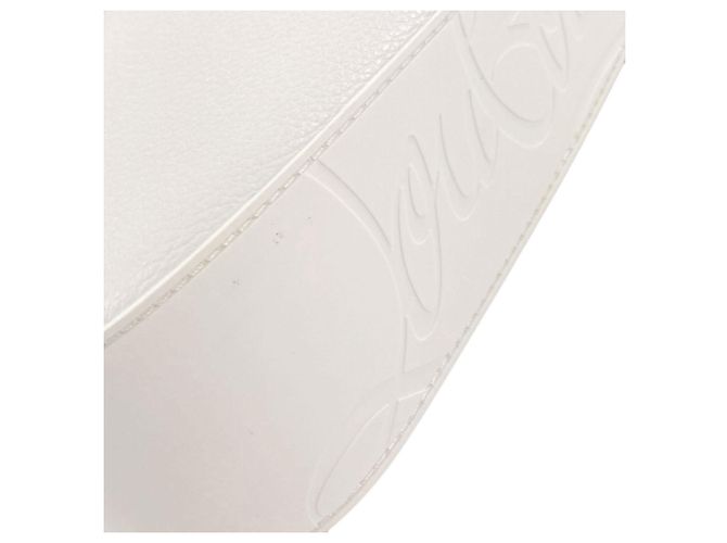 Borsa a tracolla Christian Louboutin One-Shoulder Bianco - vista 8