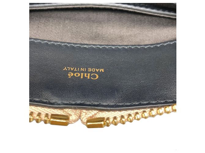 Borsa a 2 modi in pelle Chloé Baylee Nero - vista 10