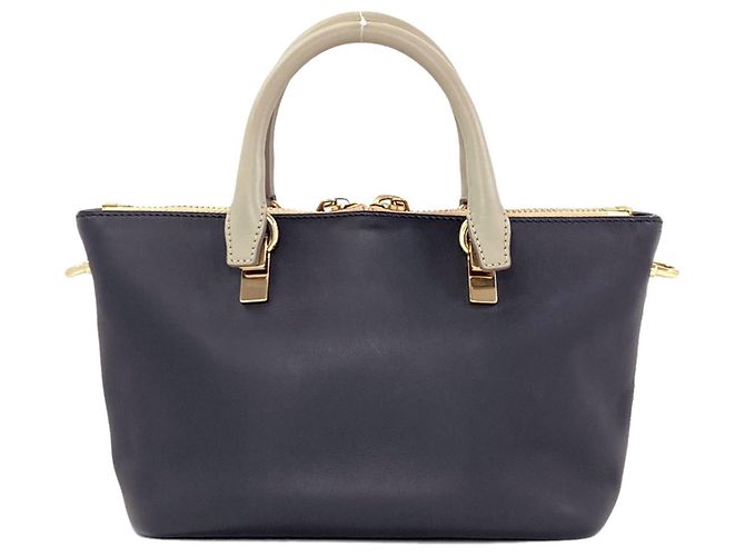 Borsa a 2 modi in pelle Chloé Baylee Nero - vista 2