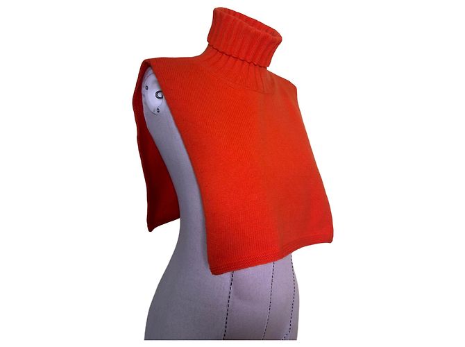 Soeur Rollkragen-Aufsatz aus Merinowolle Orange - Ansicht 2