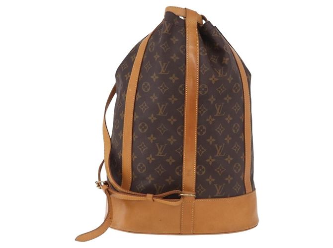 Louis Vuitton Randonnee Monogram Canvas GM Marrone - vista 2
