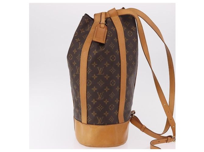 Louis Vuitton Randonnee Monogram Canvas GM Marrone - vista 3