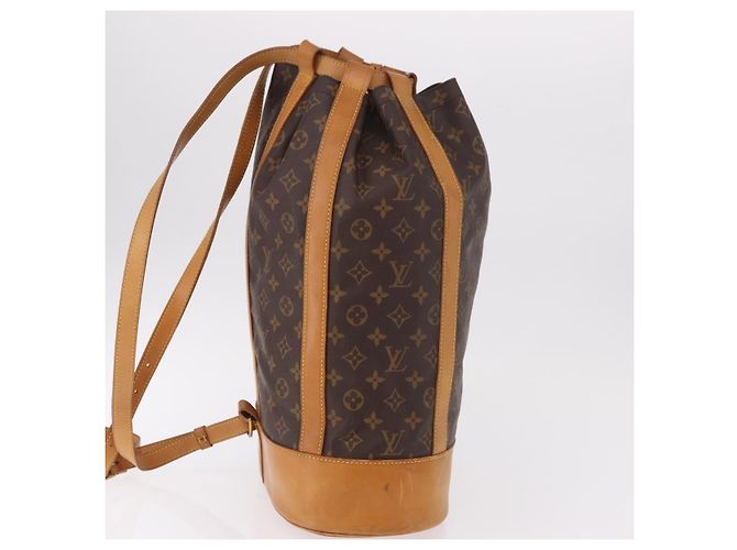 Louis Vuitton Randonnee Monogram Canvas GM Marrone - vista 4