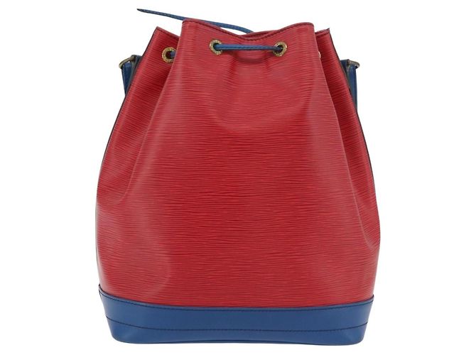 Louis Vuitton Bicolor Noe Epi Leather Large Rosso - vista 2