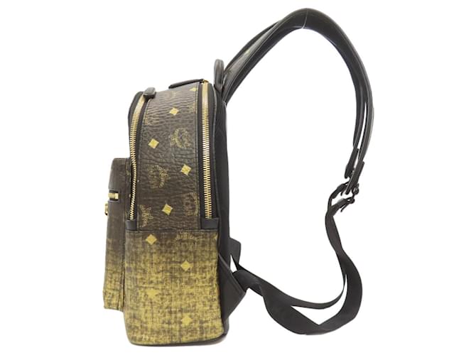 MCM Logo Backpack/Daypack Bag Rucksack Schwarz - Ansicht 3