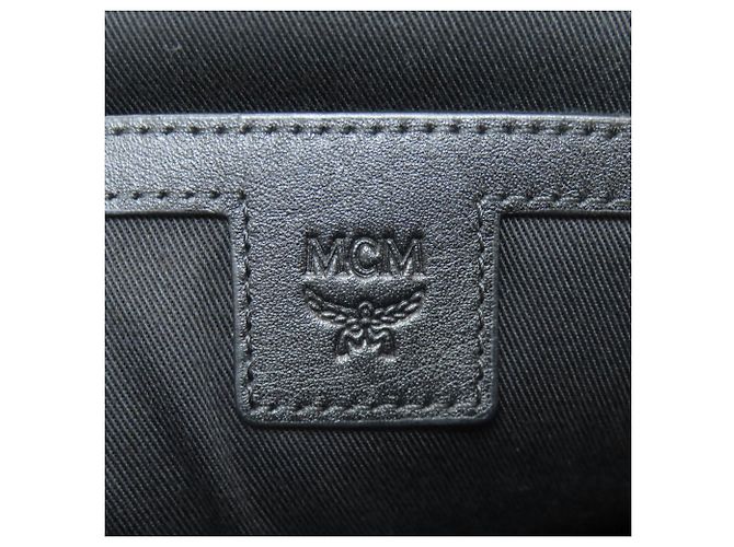 MCM Logo Backpack/Daypack Bag Rucksack Schwarz - Ansicht 7