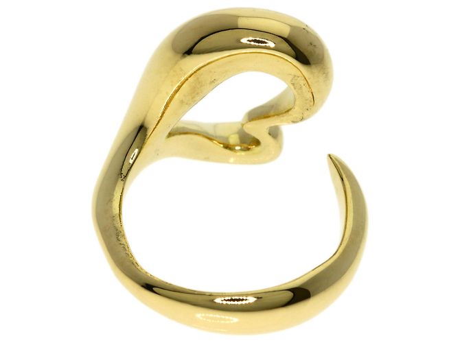 Elsa Peretti Anello Open Heart di Tiffany & Co. in oro giallo 18K - vista 4