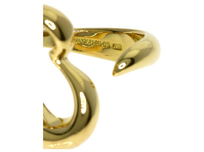 Elsa Peretti Anello Open Heart di Tiffany & Co. in oro giallo 18K - vista 5