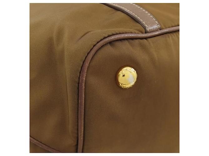 Borsa 2-Way Prada in nylon marrone - vista 31