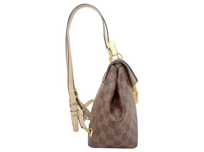 Zaino Louis Vuitton Clapton Damier ebene - vista 3