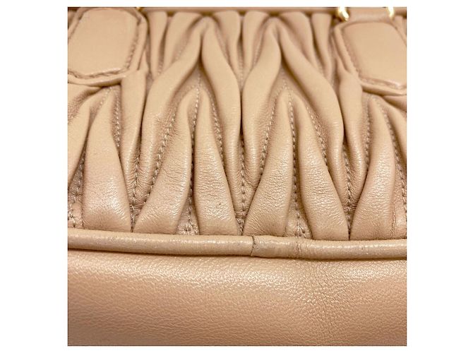 Borsa 2-Way Matelassé Miu Miu Marrone - vista 11